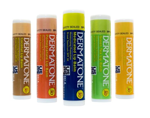 Bilde av Dermatone Lip Balm Pomegranate 0,15oz. m-display for 24 